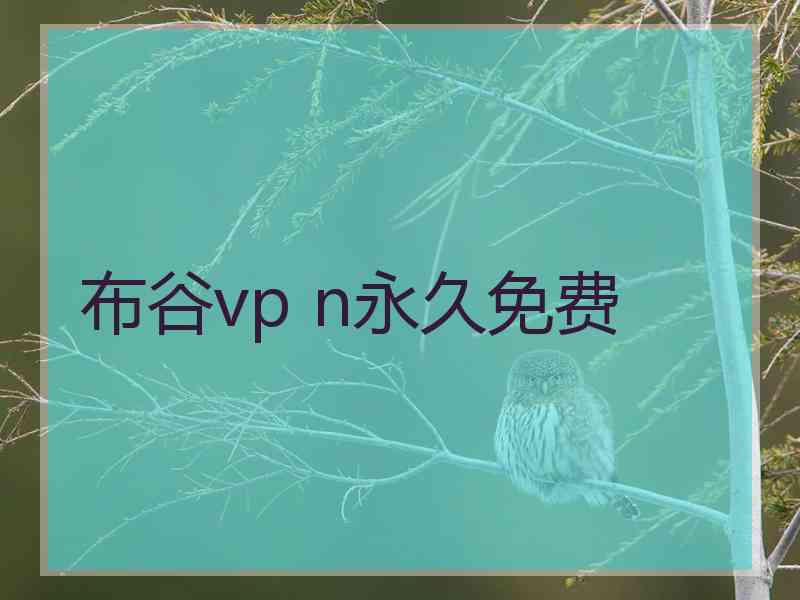 布谷vp n永久免费