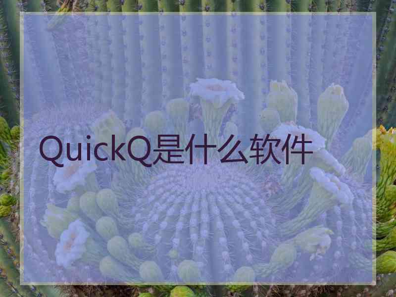 QuickQ是什么软件