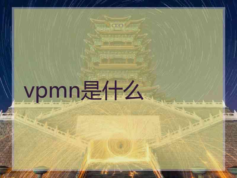 vpmn是什么