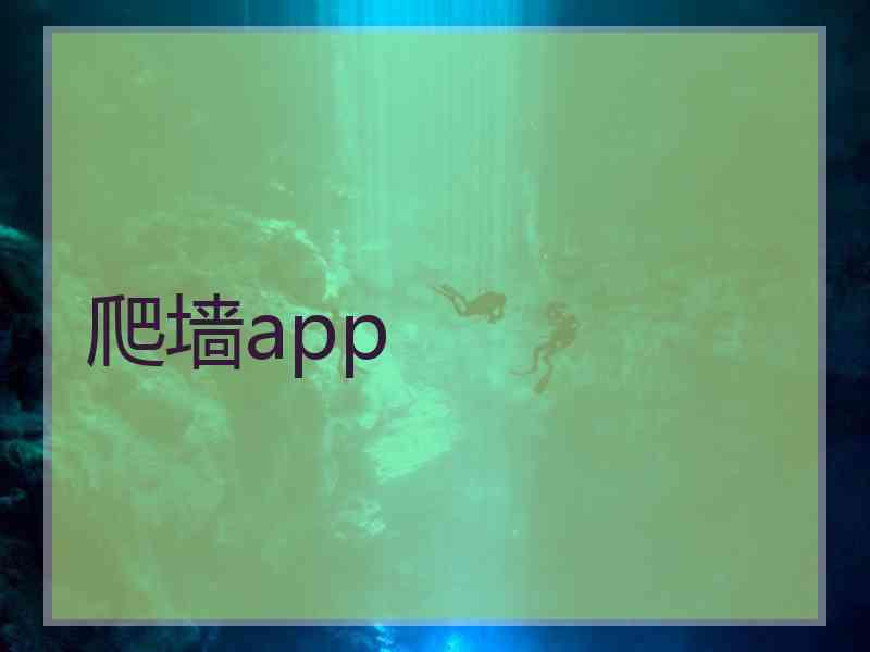 爬墙app