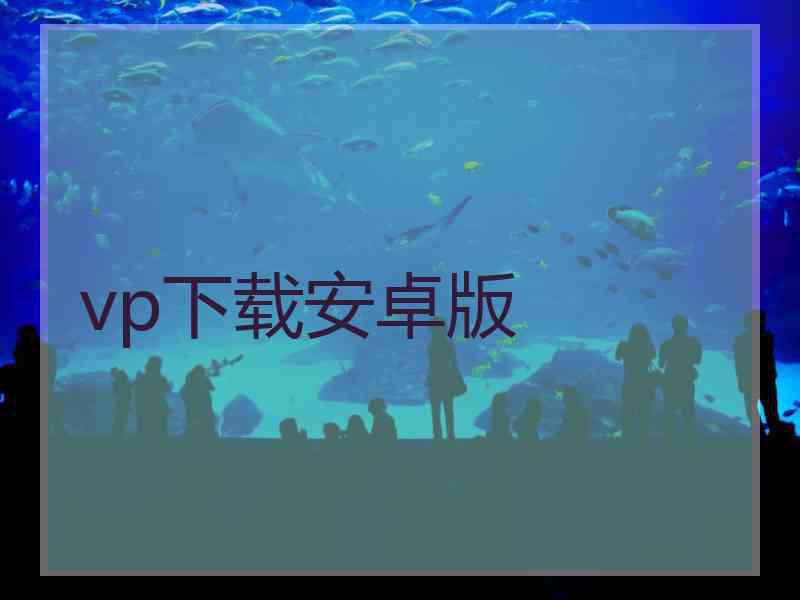 vp下载安卓版